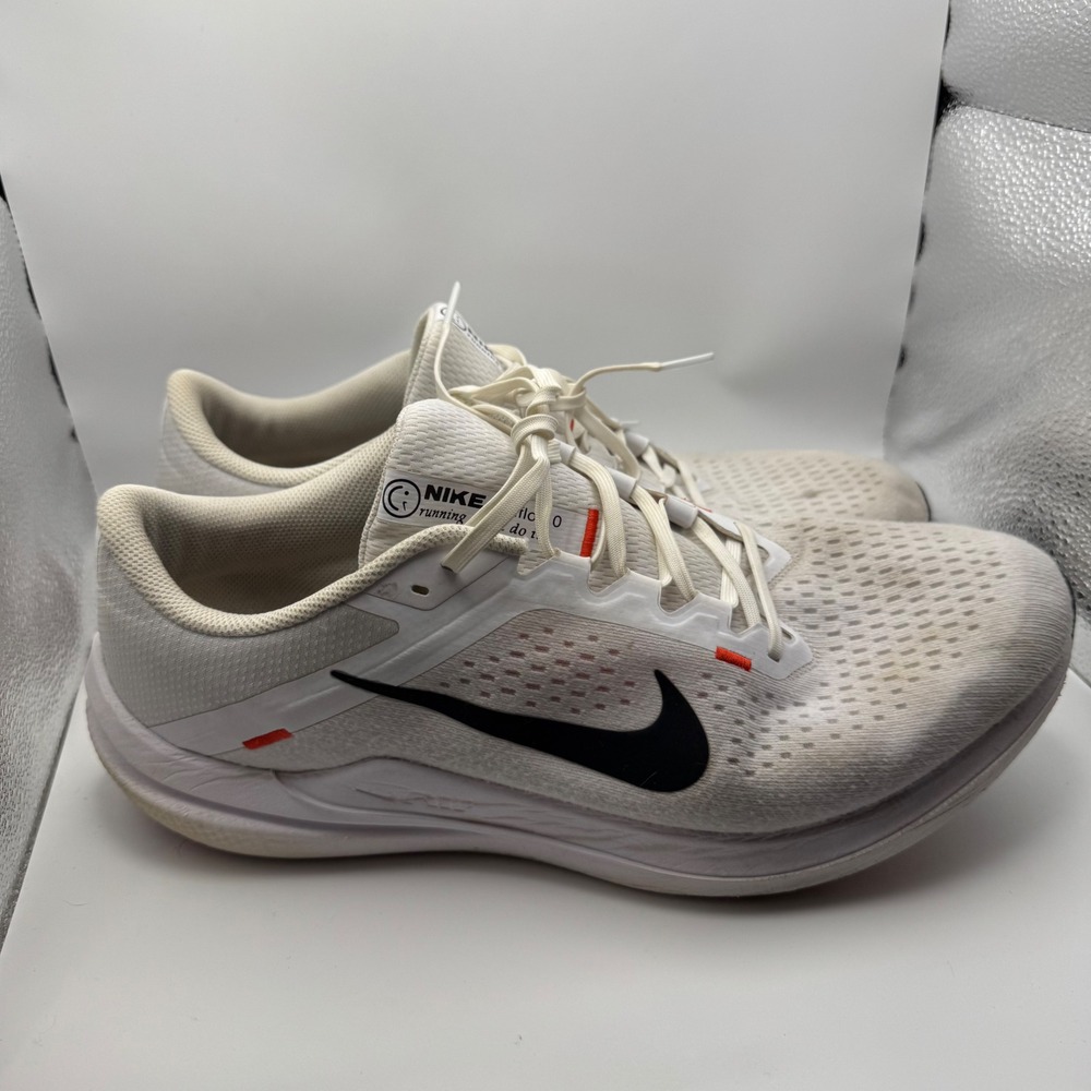 Nike Winflo 10 Mens Running Shoes White Black Red DV4022-100 Size 14
